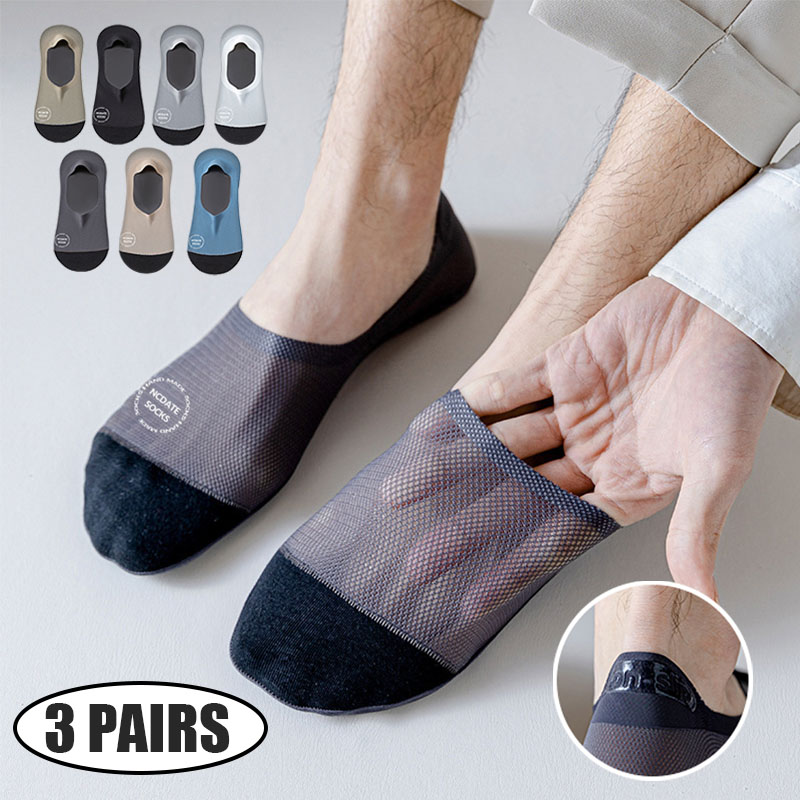 No Show Sock Women - 3 paires de chaussettes invisibles ultra-confortables