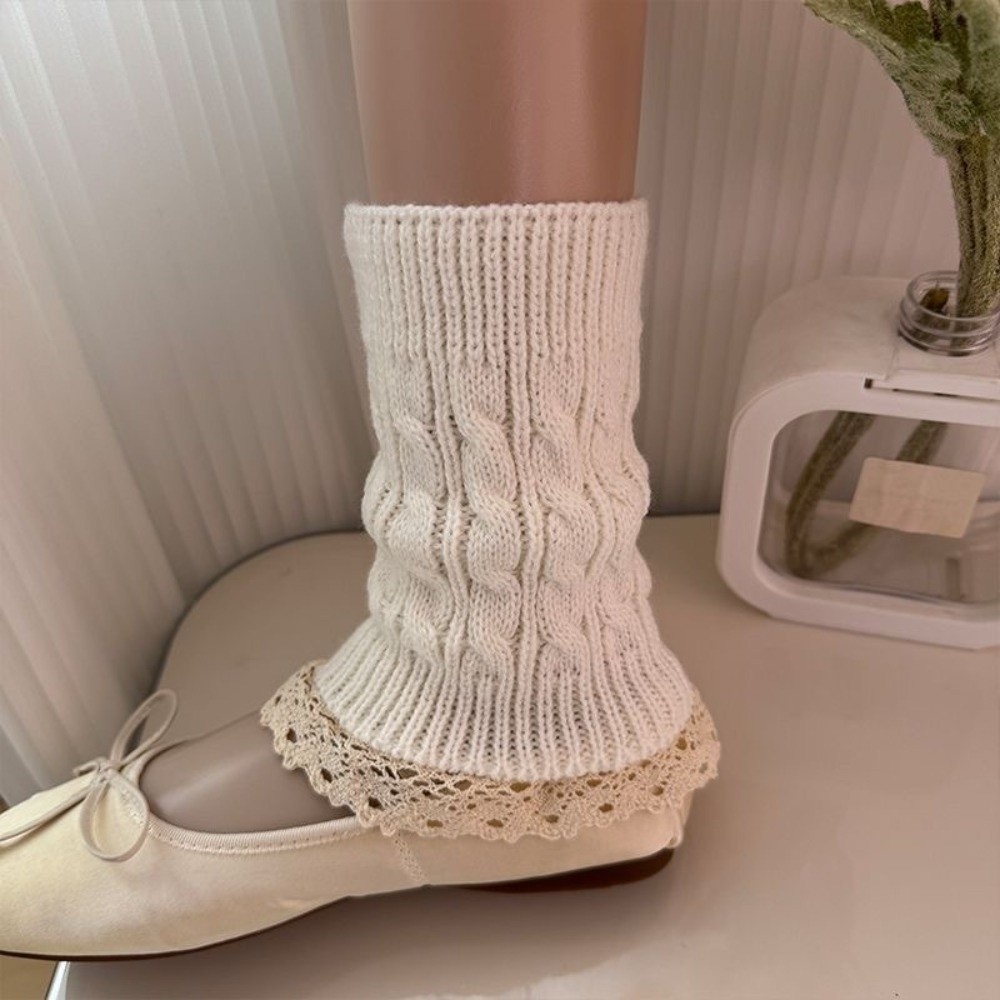 Jambières en tricot à volants  - Boot Sock Slouchy avis et prix