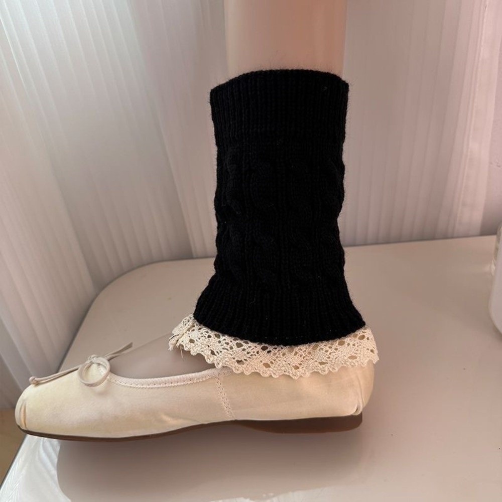 Jambières en tricot à volants  - Boot Sock Slouchy avis et prix
