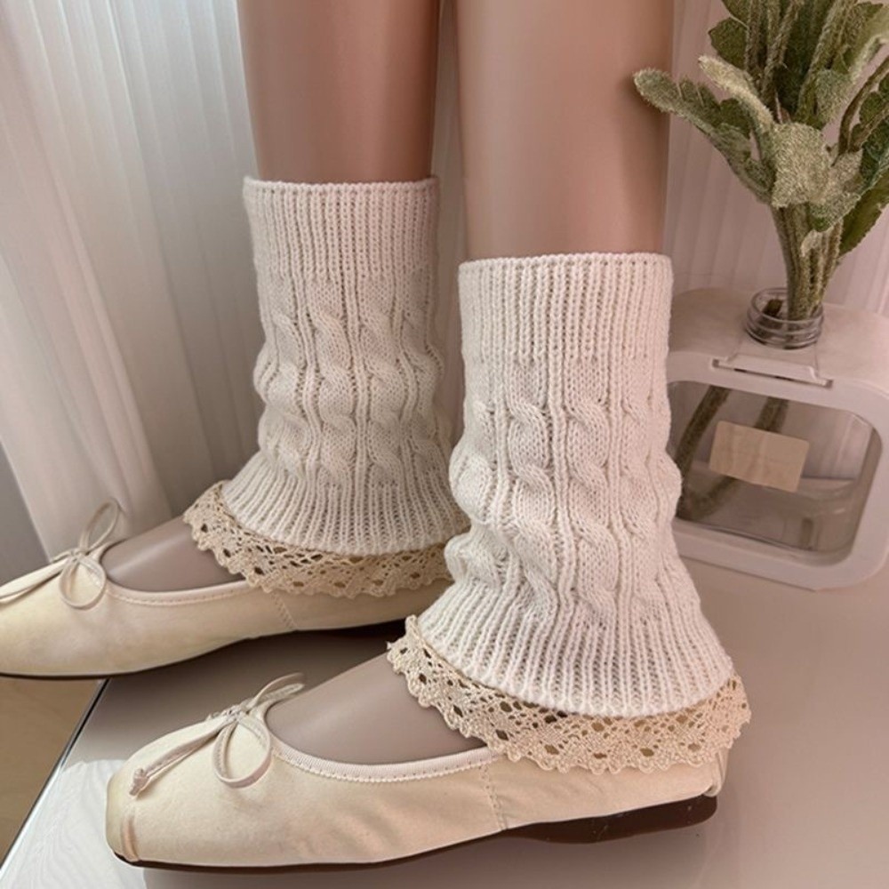 Jambières en maille à volants  - Boot Sock Slouchy avis et prix